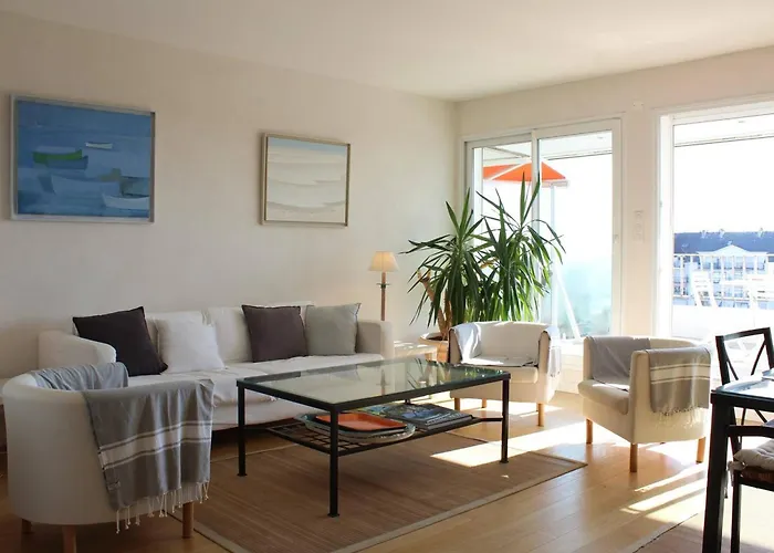 5 Pièces 8 Pers. Avec Terrasse Et Parking à La Baule - Fr-1-245-212 Apartamento *